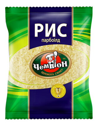 Рис пропарений парбоілд ЧЕМПІОН, 800 г